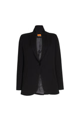 Shawl Lapel Jacket - Black 4608