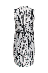 Zip Tab Front Shift - Black/White Print 9724