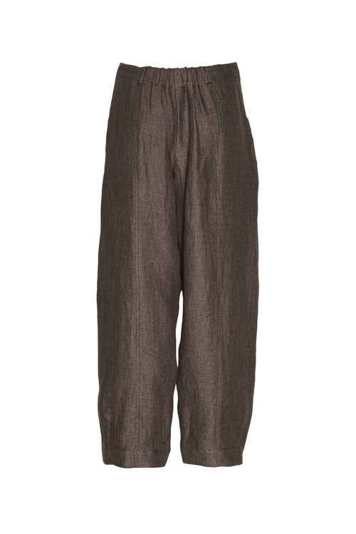 Hip Pocket Pant - Charcoal Linen 9727