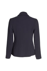 High Revere Collar Jacket - Dark Navy 8621